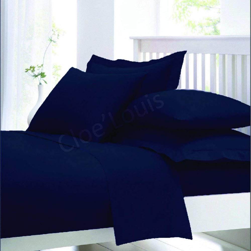 100/% EGYPTIAN COTTON FLAT SHEET SINGLE DOUBLE KING SIZE BED SHEETS